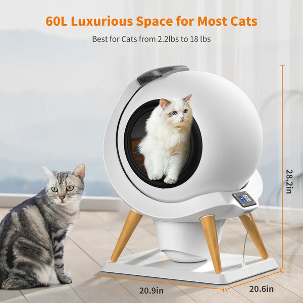 HONEYGUARDIAN Automatic Cat Litter Box